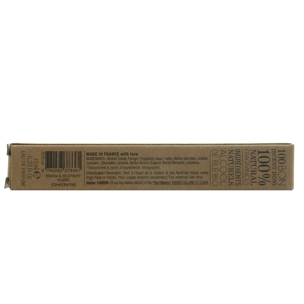 100 Bon Mimosa & Héliotrope Poudré Concentré Refillable Eau de Parfum 10ml - Image 2