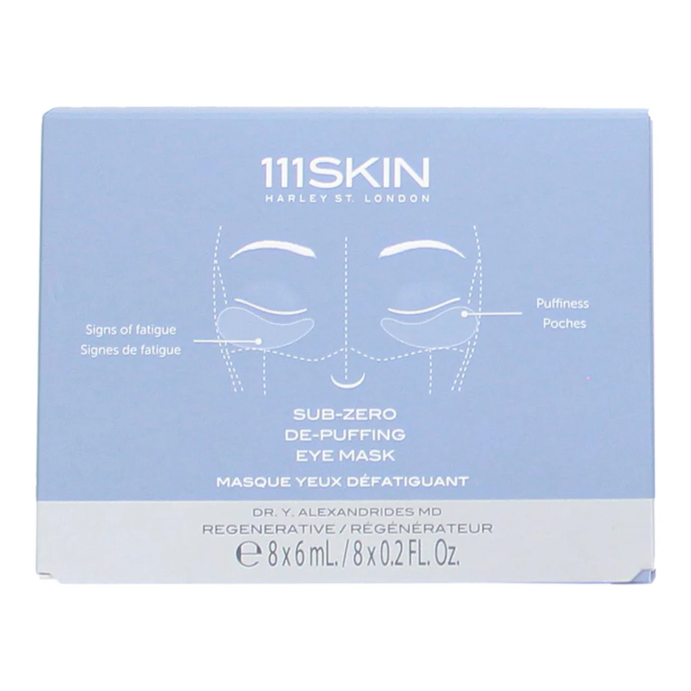 111 Skin  Sub-Zero De-Puffing Eye Mask 8 x 6ml - Image 3