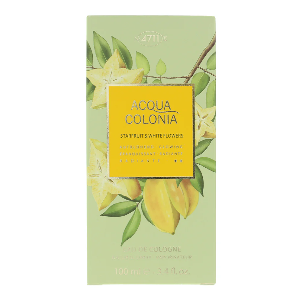 4711 Acqua Colonia Starfrit & White Flowers Eau de Cologne 100ml - Image 4