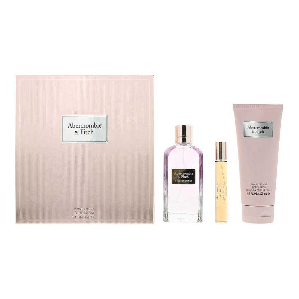 Abercrombie & Fitch First Instinct Eau De Parfum 3 Piece Gift Set: Eau De Parfum 100ml - Eau De Parfum 15ml - Body Lotion 200ml - Image 5
