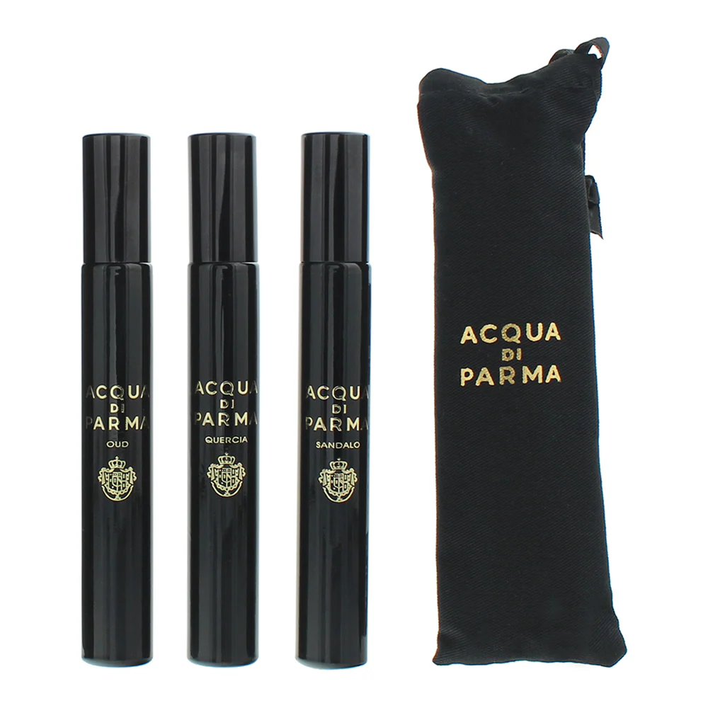 Acqua Di Parma 3 Piece Gift Set: Oud Eau De Parfum 7ml - Quercia Eau De Parfum 7ml -Sandalo Eau De Parfum 7ml - Image 3