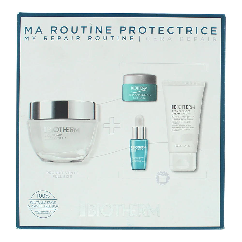 Biotherm Cera Repair 4 Piece Gift Set: Repair Treatment 50ml - Image 4