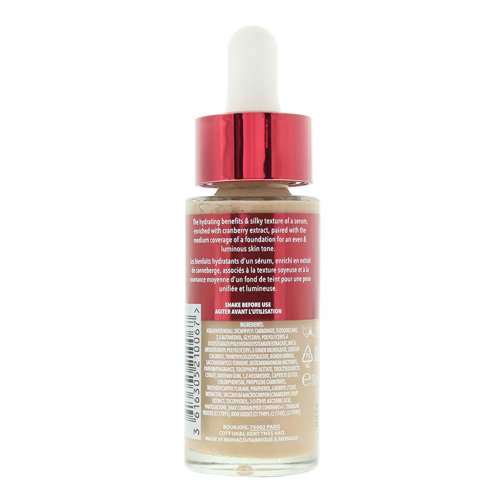 Bourjois Healthy Mix Serum 51W Light Vanilla Foundation 30ml - Image 3