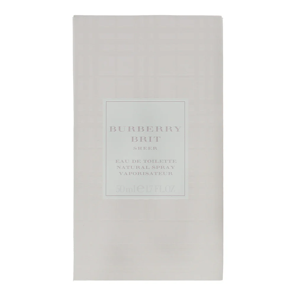 Burberry Brit Sheer Eau De Toilette 50ml - Image 4