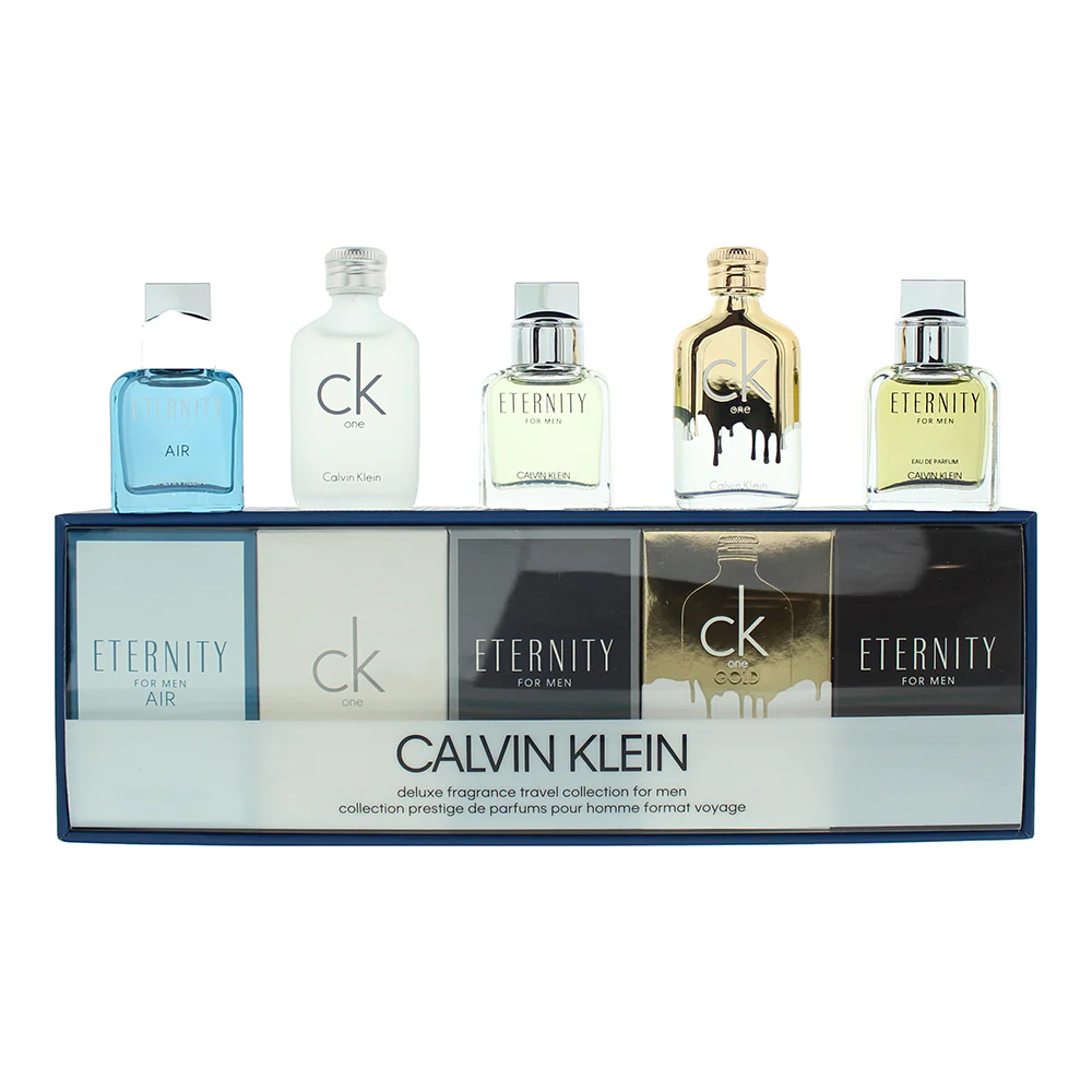 Calvin Klein 5 Piece Gift Set: Ck One Eau De Toilette 10ml - Ck One Gold Eau De Toilette 10ml - Eternity Men Eau De Toilette 10ml - Image 2