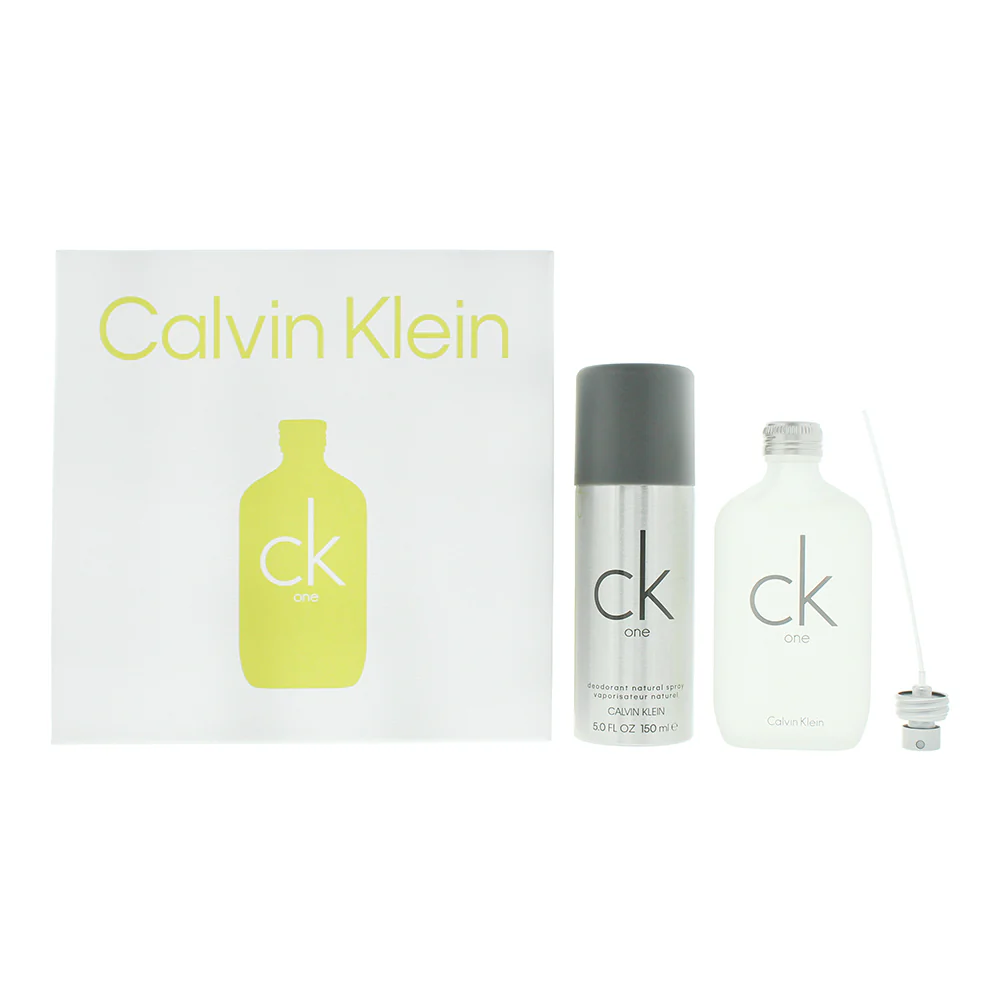 Calvin Klein Ck One 2 Piece Gift Set: Eau de Toilette 100ml - Deodorant Spray 15 - Image 210