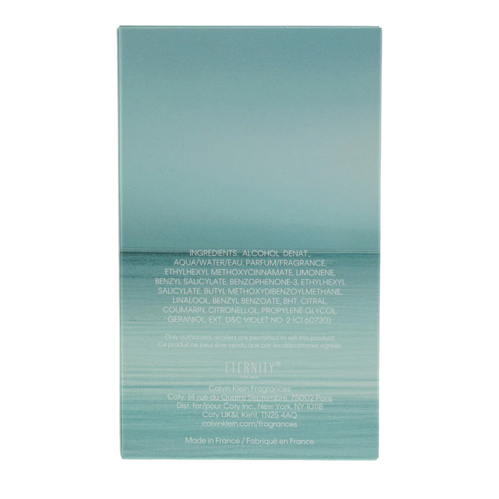 Calvin Klein Eternity For Men Summer Eau De Toilette 100ml - Image 4