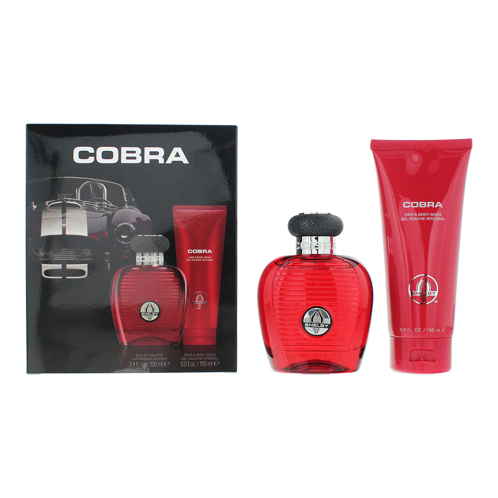 Carroll Shelby Red Cobra 2 Piece Gift Set: EDT 100ml - HBW 150ml - Image 2