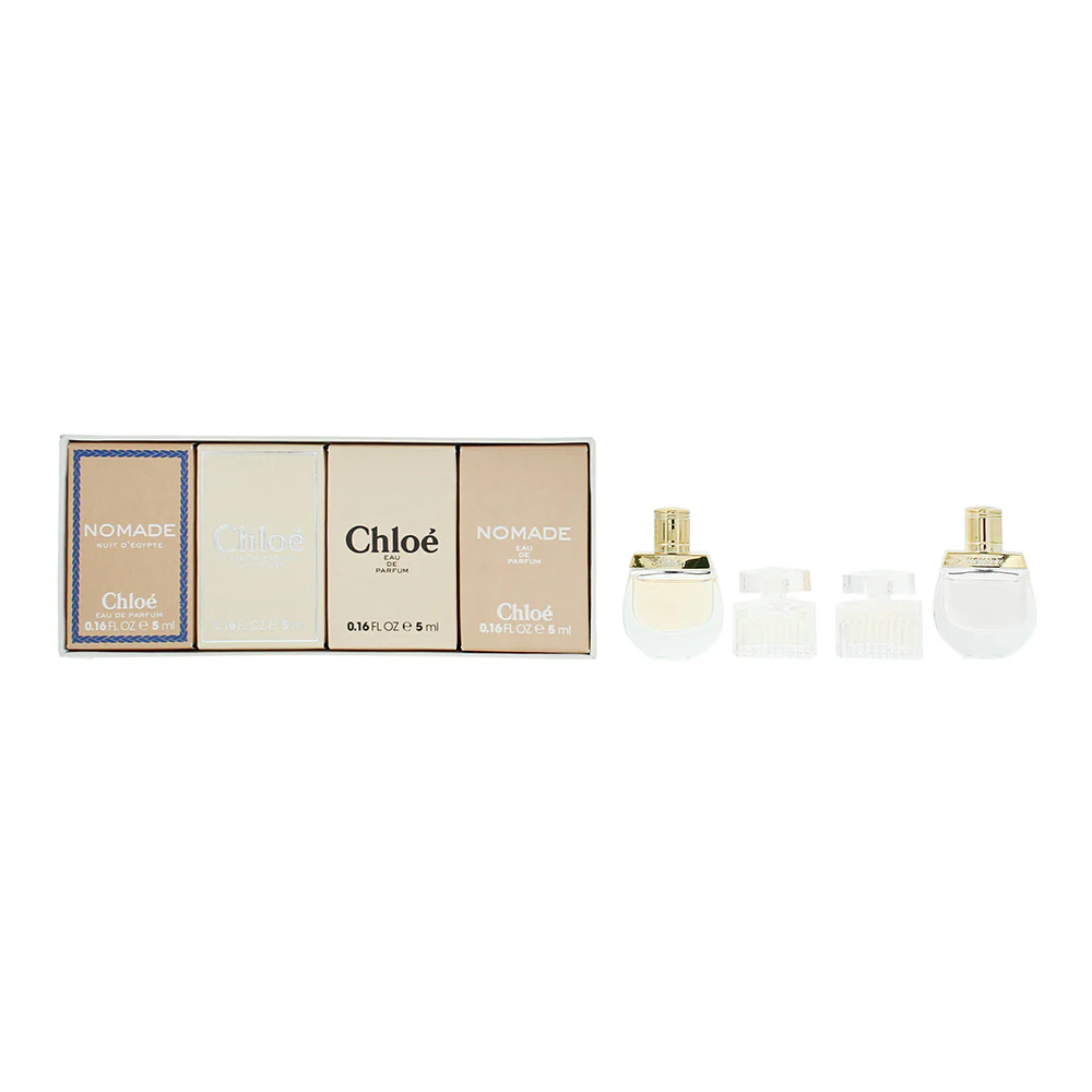 Chloé 4 Piece Gift Set: Nomade Eau de Toilette 5ml - Signature Eau de Toilette 5