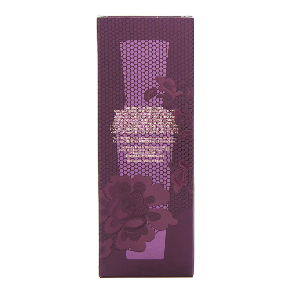 Christina Aguilera Violet Noir Eau De Parfum 30ml - Image 6