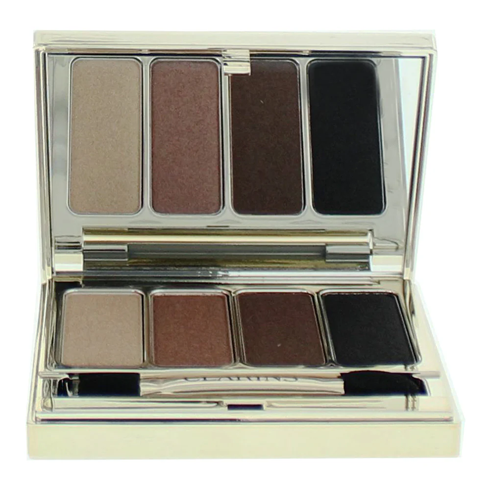 Clarins 4 Colour 04 Oud Wet & Dry Eyeshadow Palette 6.9g - Image 3