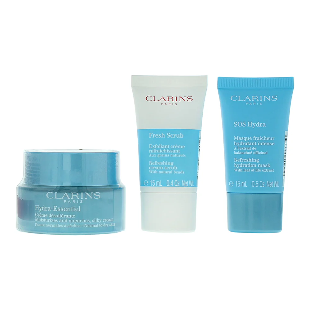 Clarins My Hydrating Essentials 3 Piece Gift Set: Hydra-Essentiel Day Cream 50ml - Image 3