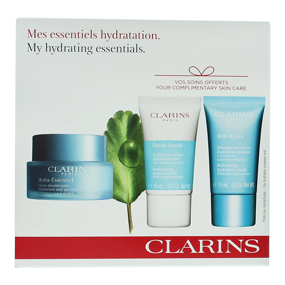 Clarins My Hydrating Essentials 3 Piece Gift Set: Hydra-Essentiel Day Cream 50ml - Image 4