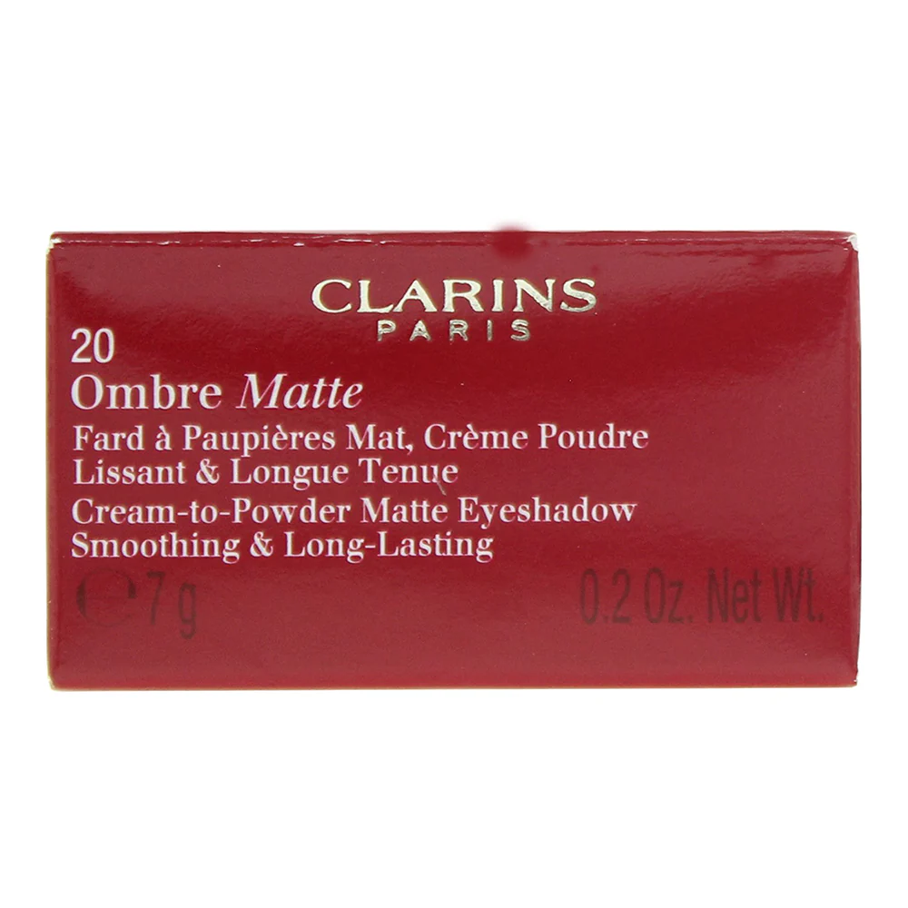 Clarins Ombre Matte Cream-To-Powder 20 Ultra Violet Eye Shadow 7g - Image 3