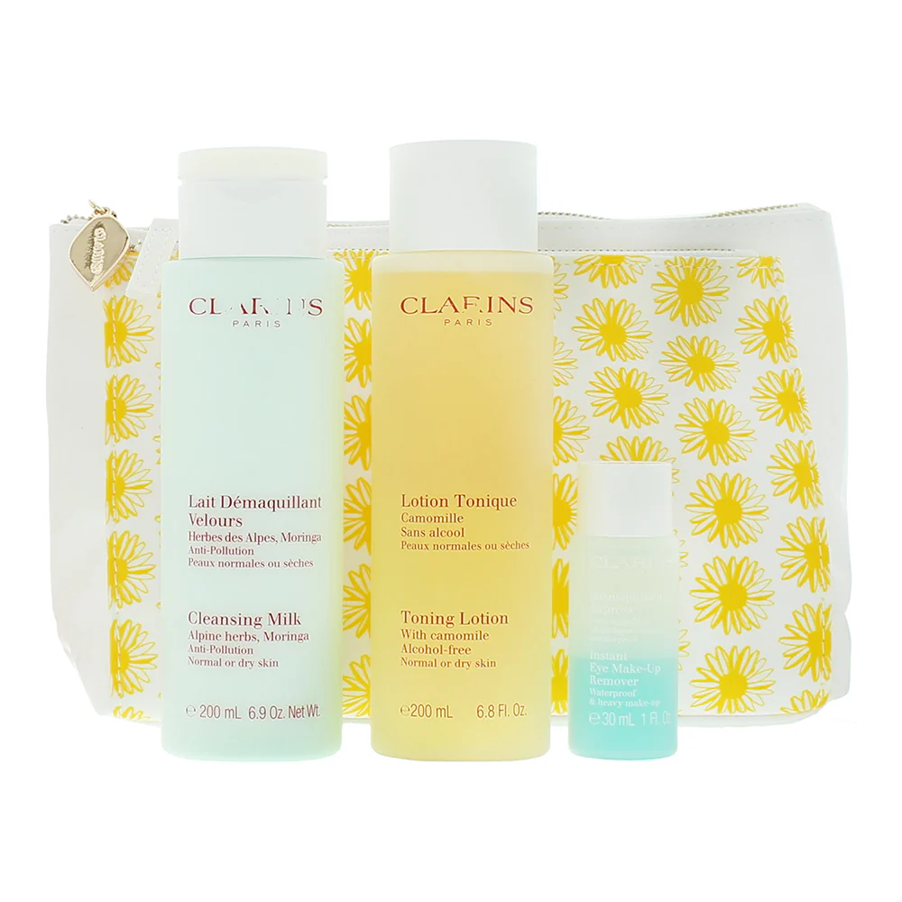 Clarins Perfect Cleansing 3 Piece Gift Set: Cleansing Milk 200ml - Toning Lotion - Image 3