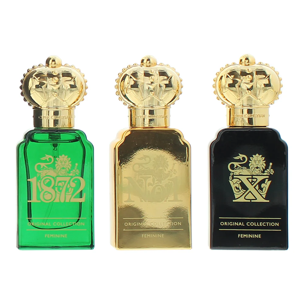Clive Christian Original Collection 3 Piece Gift Set:  1872 Parfum 10ml - No1. P - Image 3