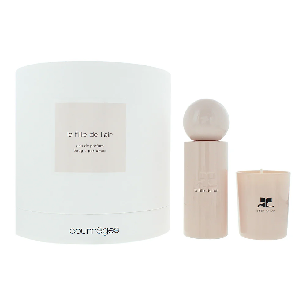 Courrèges La Fille De L'air 2 Piece Gift Set: Eau de Parfum 100ml - Candle 75g - Image 2