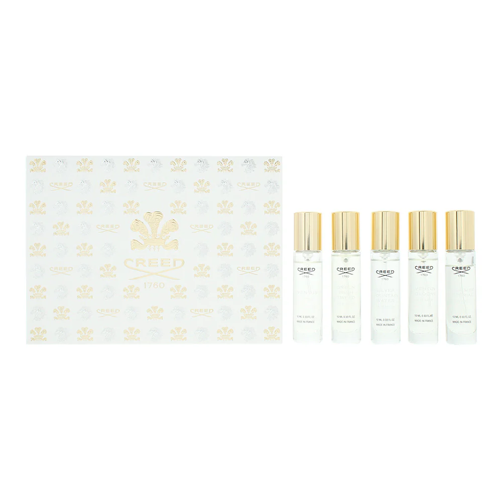 Creed 5 Piece Gift Set: Aventus Eau de Parfum 10ml - Green Irish Twe Eau de Parf - Image 2