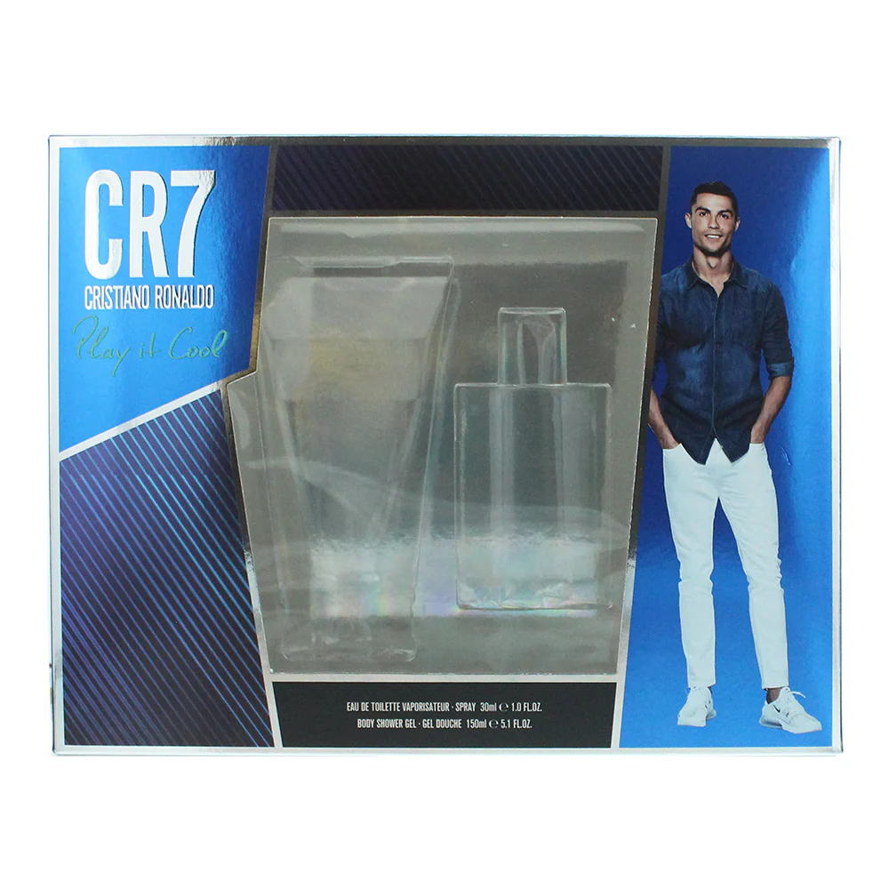 Cristiano Ronaldo Cr7 Play It Cool 2 Piece Gift Set: Eau De Toilette 30ml + Shower Gel 150ml - Image 4