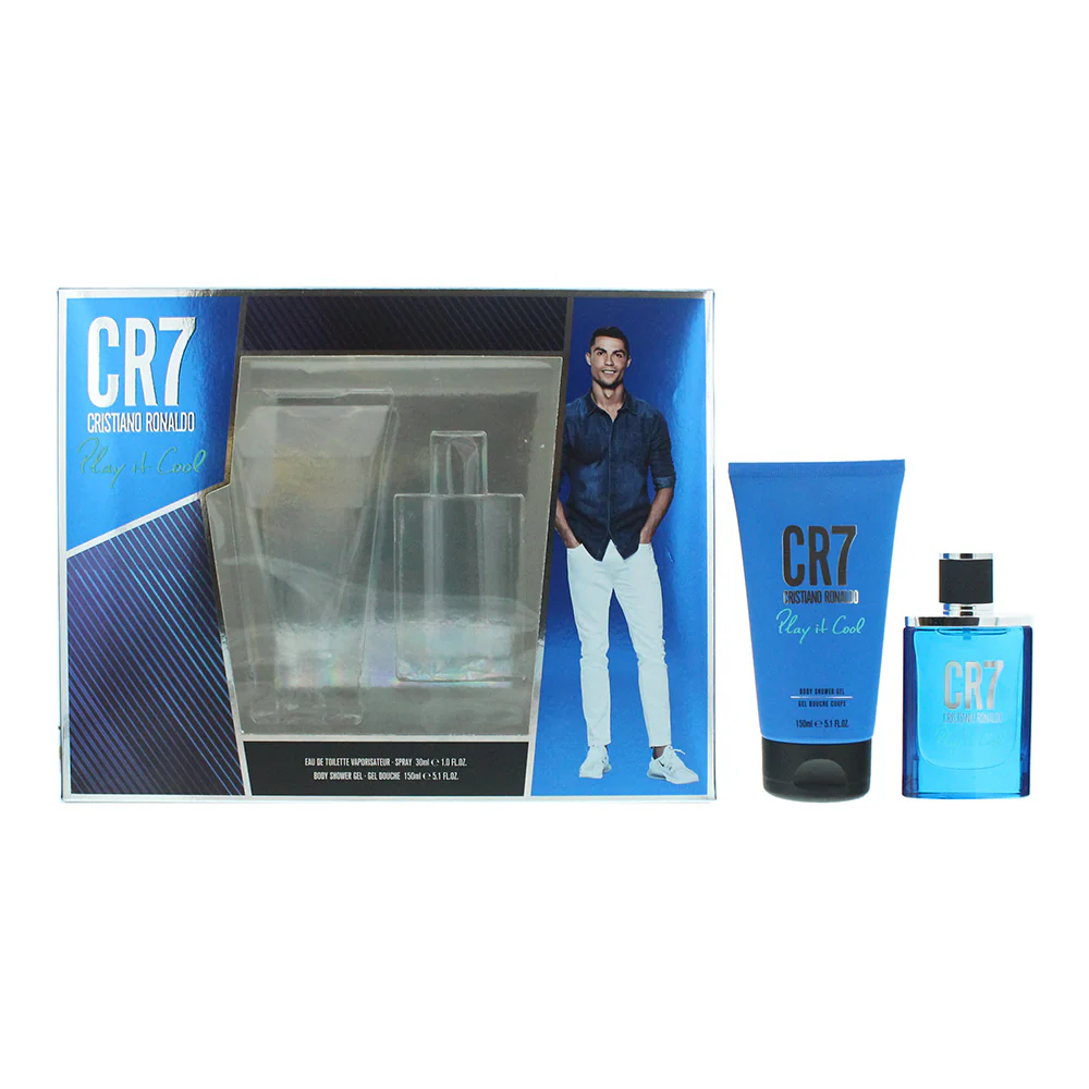 Cristiano Ronaldo Cr7 Play It Cool 2 Piece Gift Set: Eau De Toilette 30ml + Shower Gel 150ml - Image 5