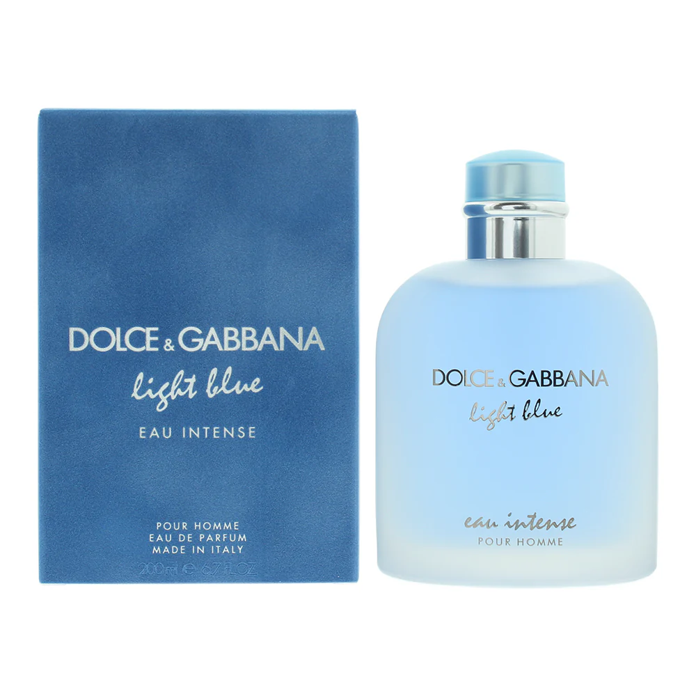 Dolce & Gabbana Light Blue Eau Intense Pour Homme Eau de Parfum 200ml - Image 5