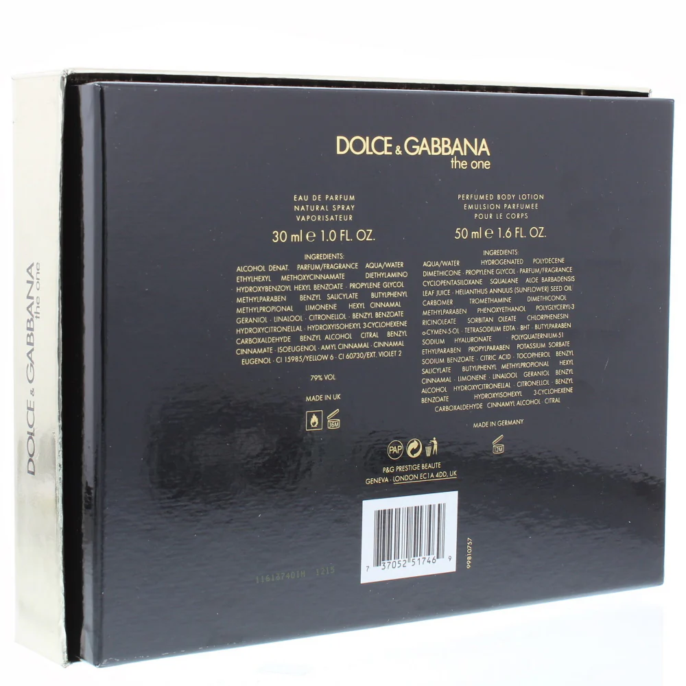 Dolce & Gabbana The One Eau de Parfum 2 Pieces Gift Set - Image 2