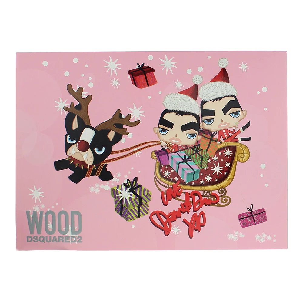 Dsquared2 Wood 3 Piece Gift Set: Eau De Toilette 100ml - Shower Gel 100ml - Pouc - Image 3