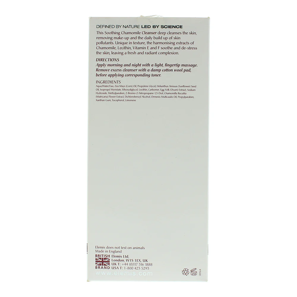 Elemis Soothing Chamomile Cleansing Milk 200ml - Image 4
