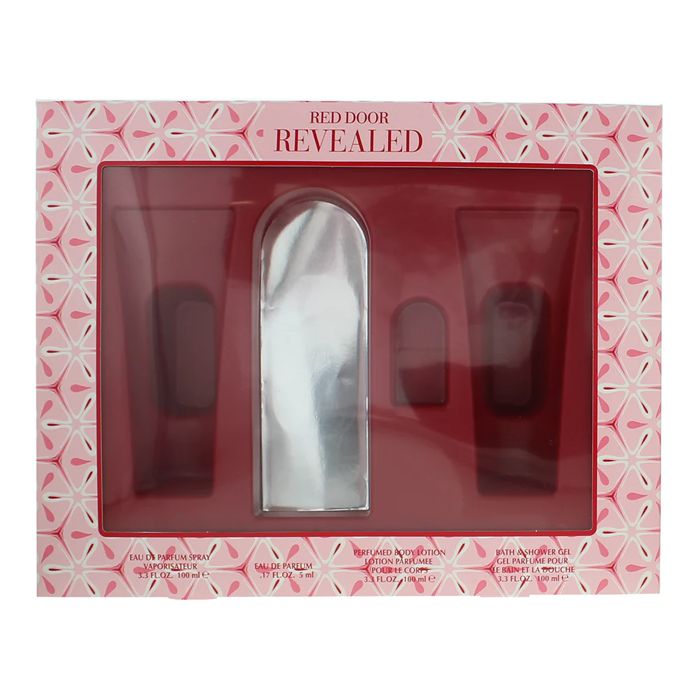 Elizabeth Arden Revealed 4 Piece Gift Set: Eau de Parfum 100ml & 5ml - Body Loti - Image 3