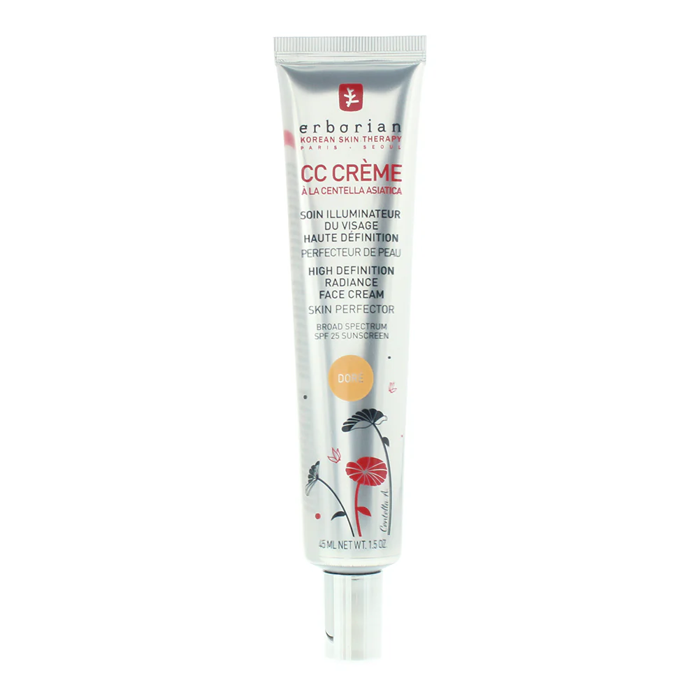 Erborian CC Creme Spf 25 High Definition Radiance Dore Face Cream 45ml - Image 3
