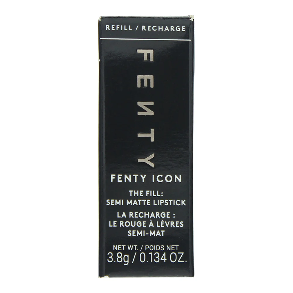 Fenty Beauty Icon Semi Matte Refillable 02 Grill Mast'r Lipstick 3.8g - Image 3