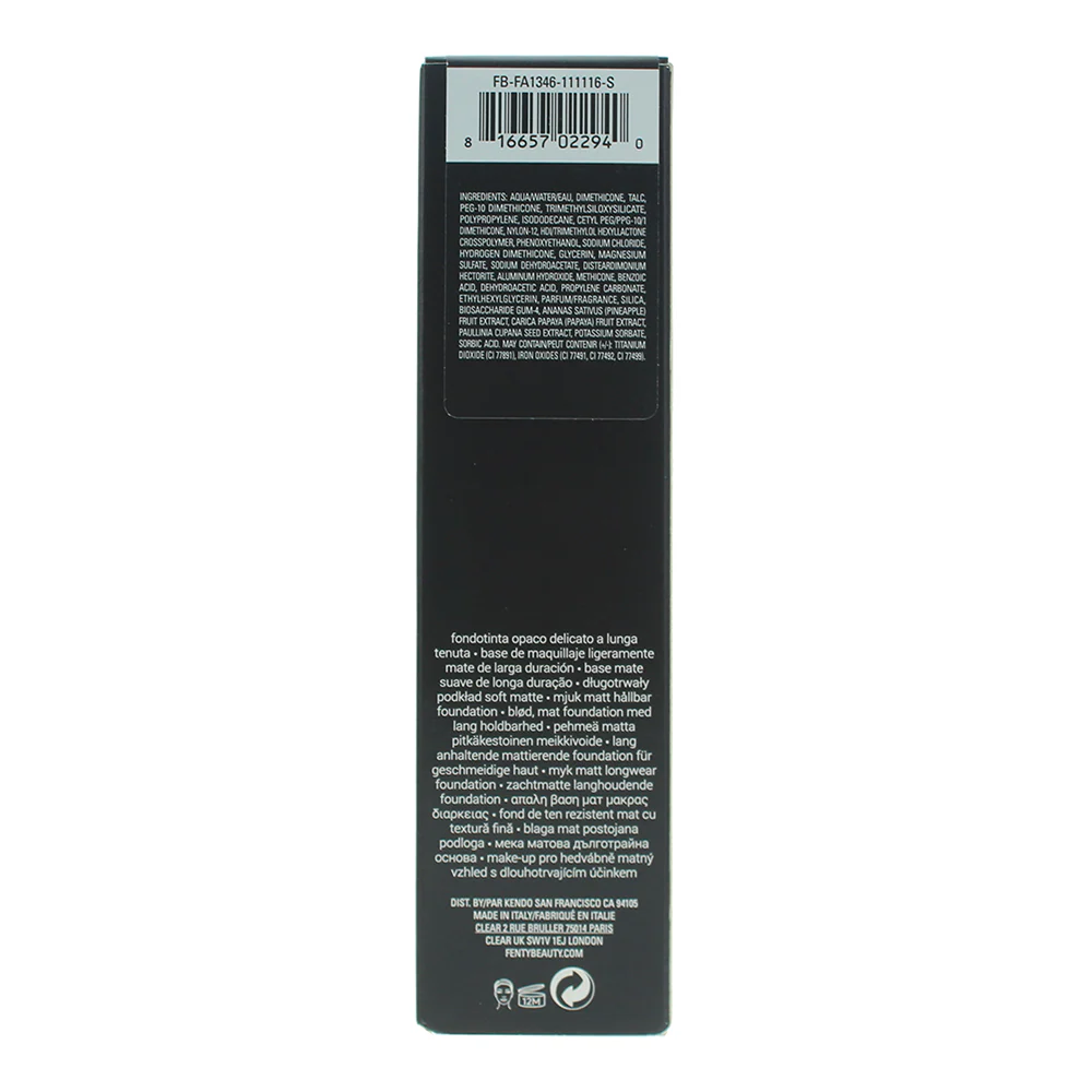Fenty Beauty Pro Filter Soft Matte Longwear 260 Medium With Neutral Undertones Foundation 32ml - Image 6