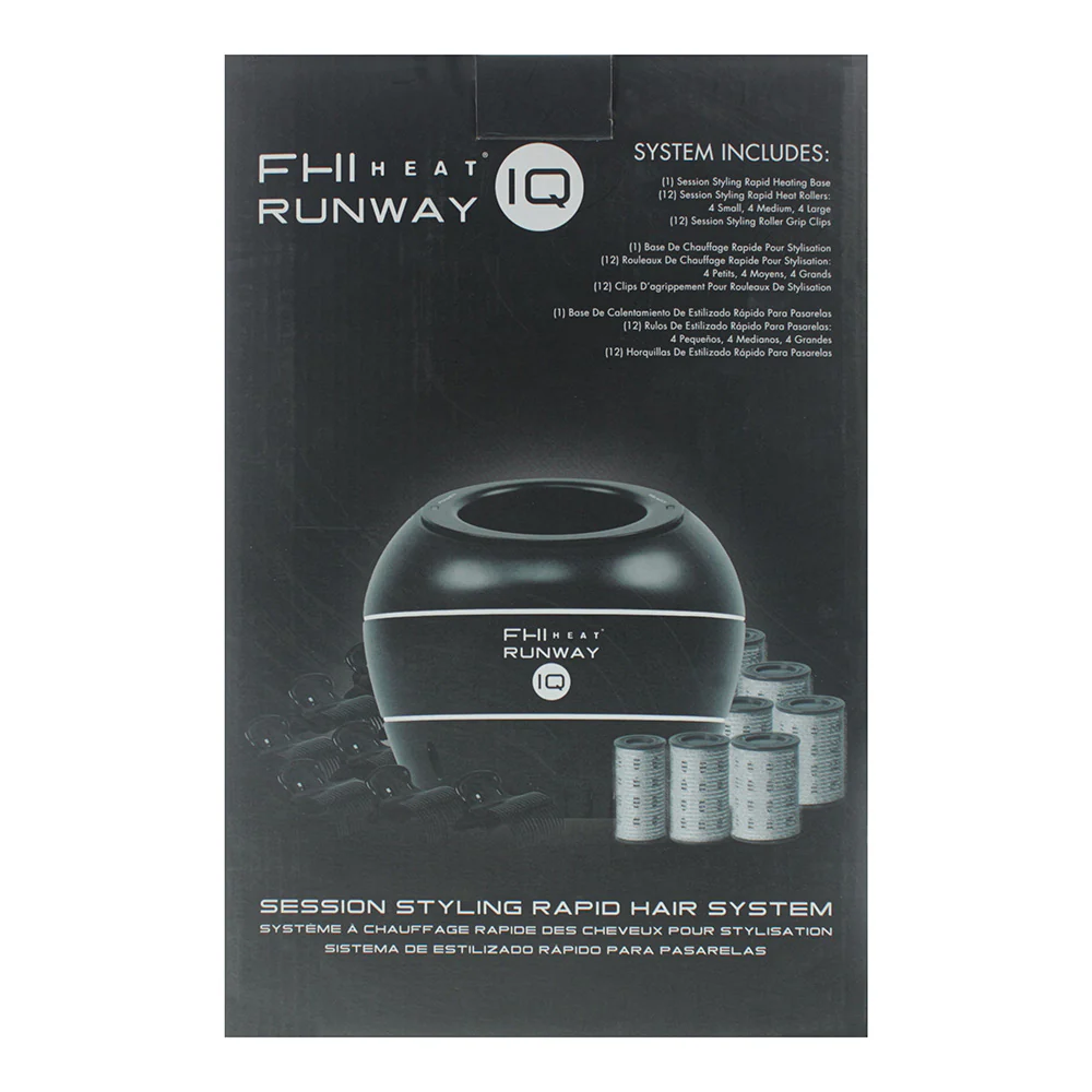 Fhi Heat Runway IQ Kit: Rapid Heating Base + 4x Small/Medium/Large Rapid Hot Rollers + 12x Grip Clips - Image 4