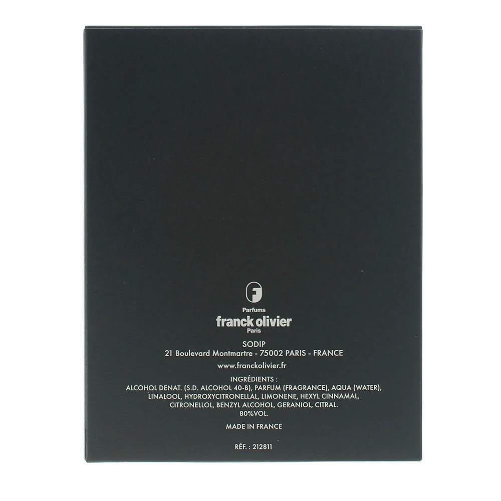 Franck Olivier Black Touch Eau De Toilette 100ml - Image 4
