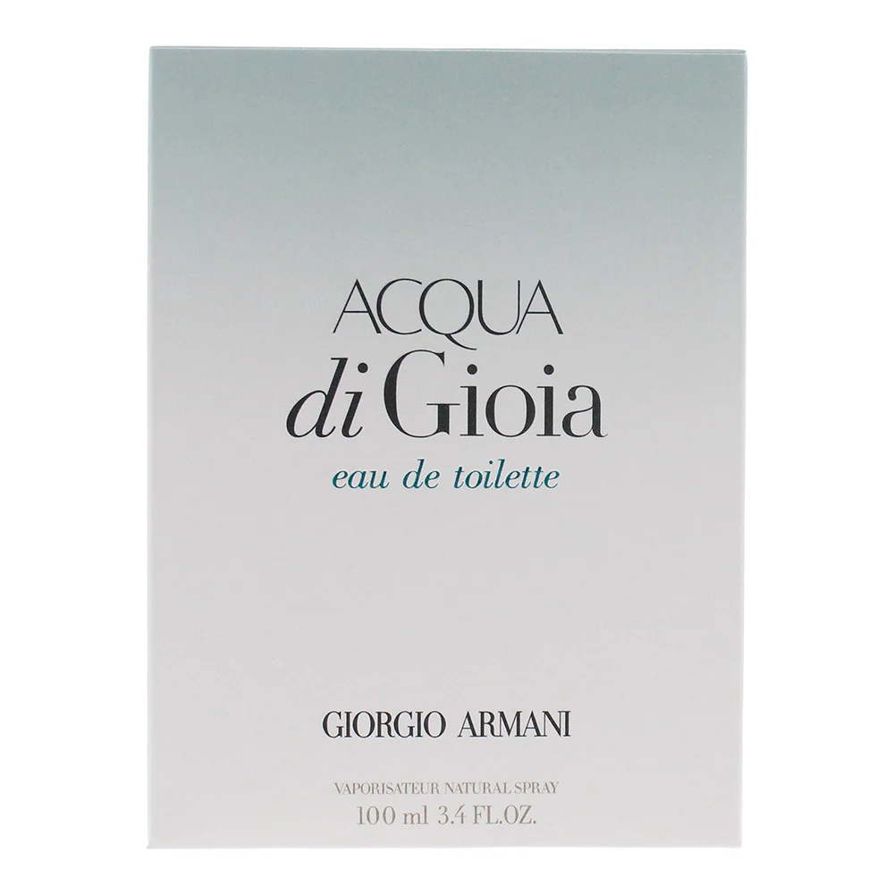 Giorgio Armani Acqua Di Gioia Eau De Toilette 100ml - Image 3