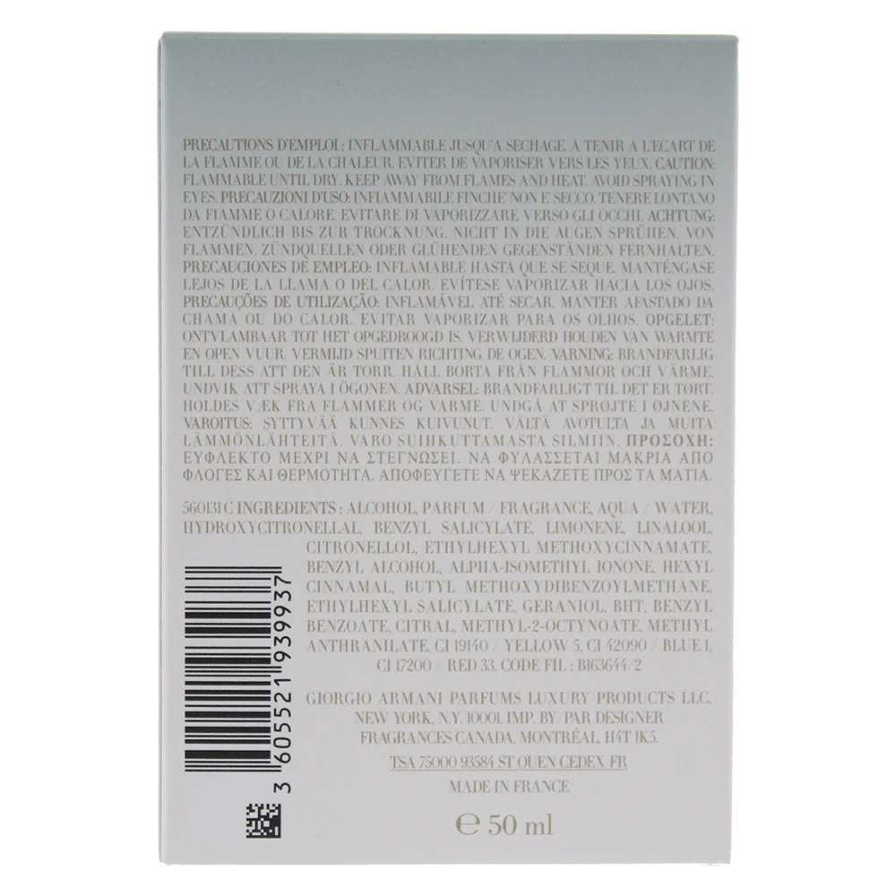 Giorgio Armani Acqua Di Gioia Eau De Toilette 50ml - Image 4