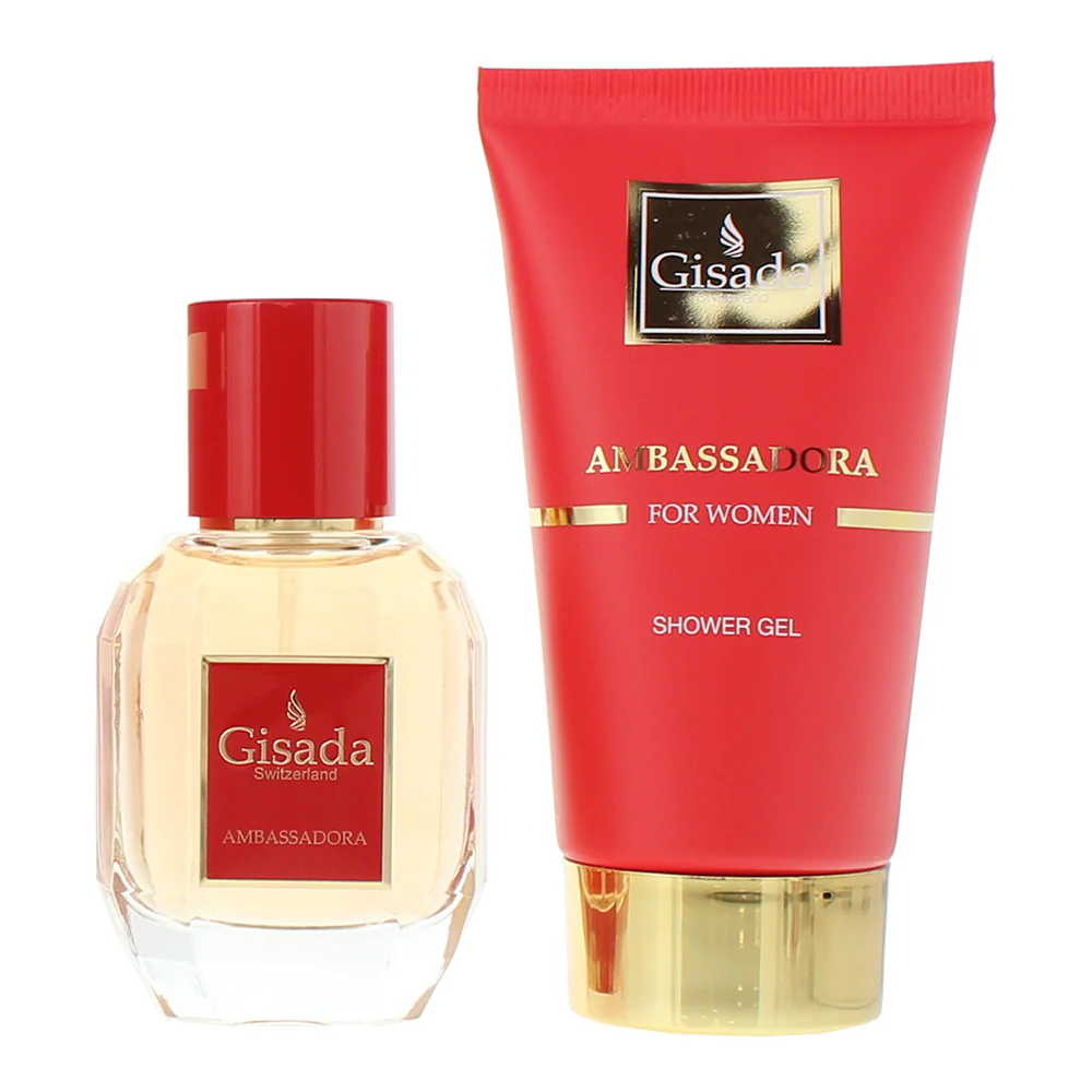 Gisada Ambassadora 2 Piece Gift Set: Eau de Parfum 50ml - Shower Gel 100ml - Image 3