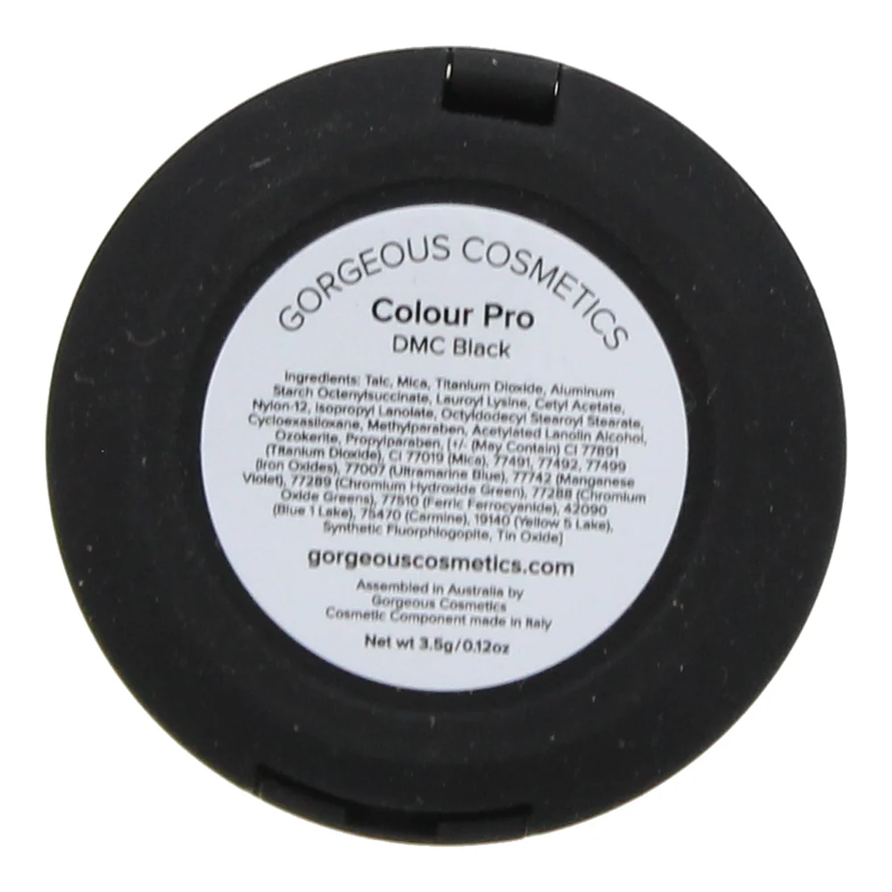Gorgeous Cosmetics Colour Pro DMC Black Eyeshadow 3.8g - Image 6