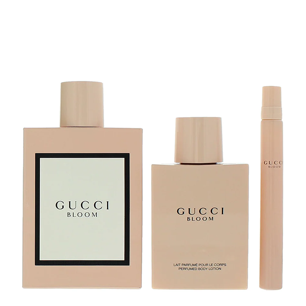 Gucci Bloom 2 Piece Gift Set: Eau De Parfum 100ml - Body Lotion 100ml - Image 3