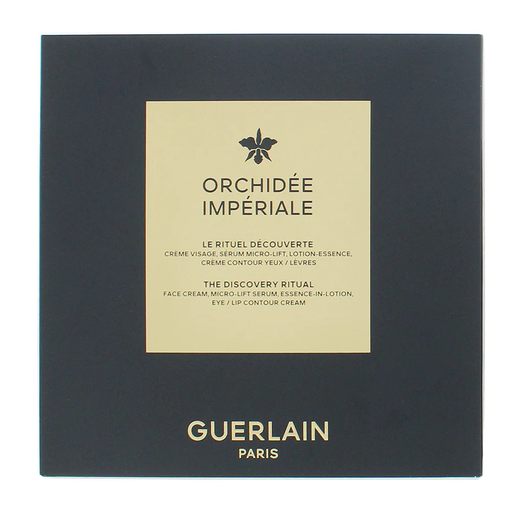 Guerlain Orchidée Impériale 4 Piece Gift Set: Essence InLotion 30ml - Face Cream - Image 4