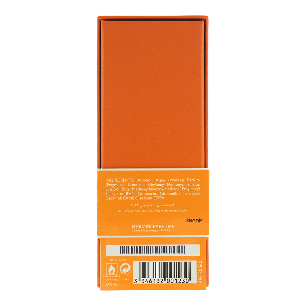 Hermès Eau De Mandarine Ambrée Eau de Cologne 100ml - Image 4