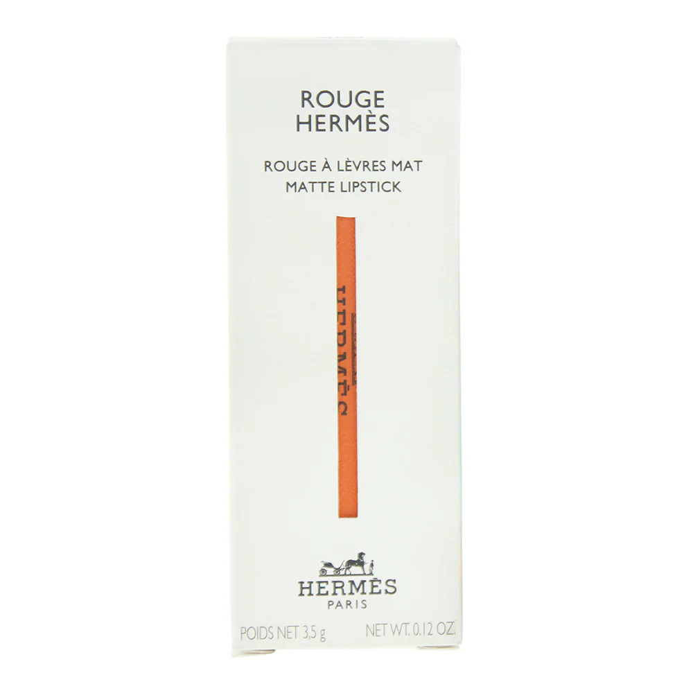 Hermès Paris Matte Lipstick 44 Mat Orange Neon Lipstick 3.5g - Image 3