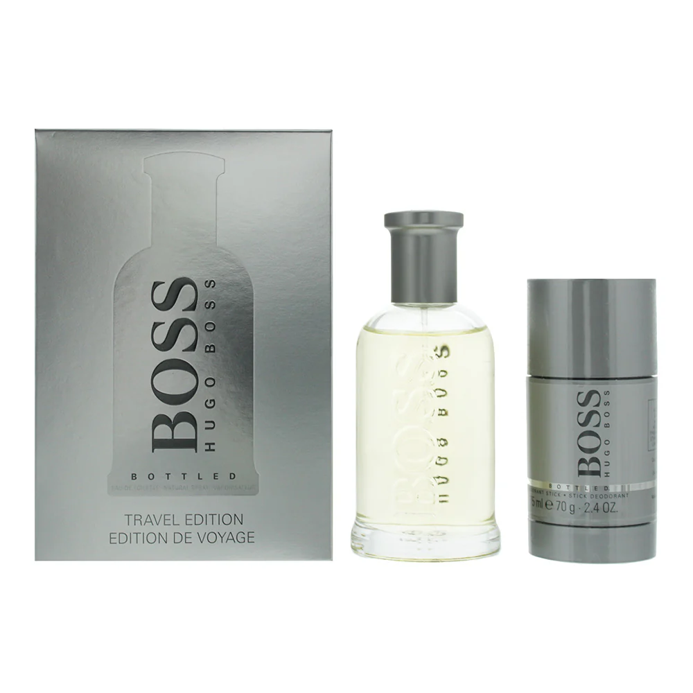 Hugo Boss Bottled 2 Piece Gift Set: Eau De Toilette 100ml - Deodorant Stick 75ml - Image 2