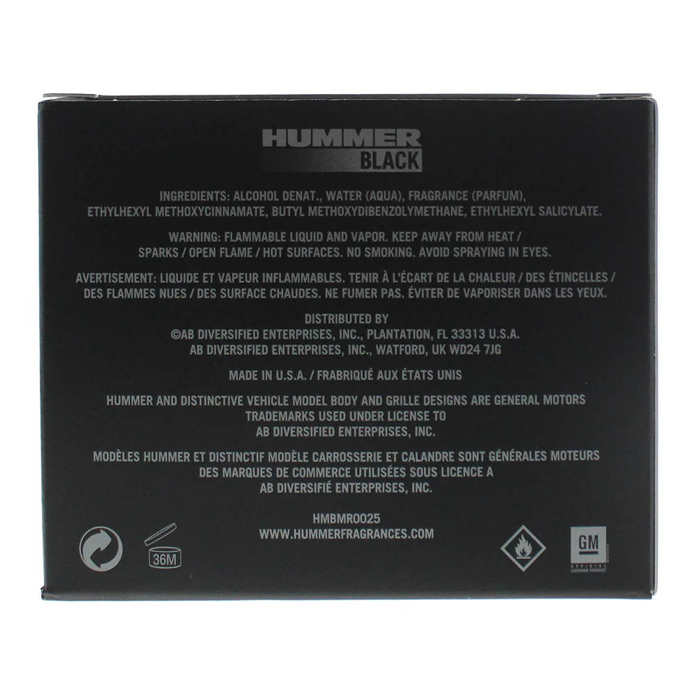 Hummer Black Eau De Toilette 75ml - Image 2