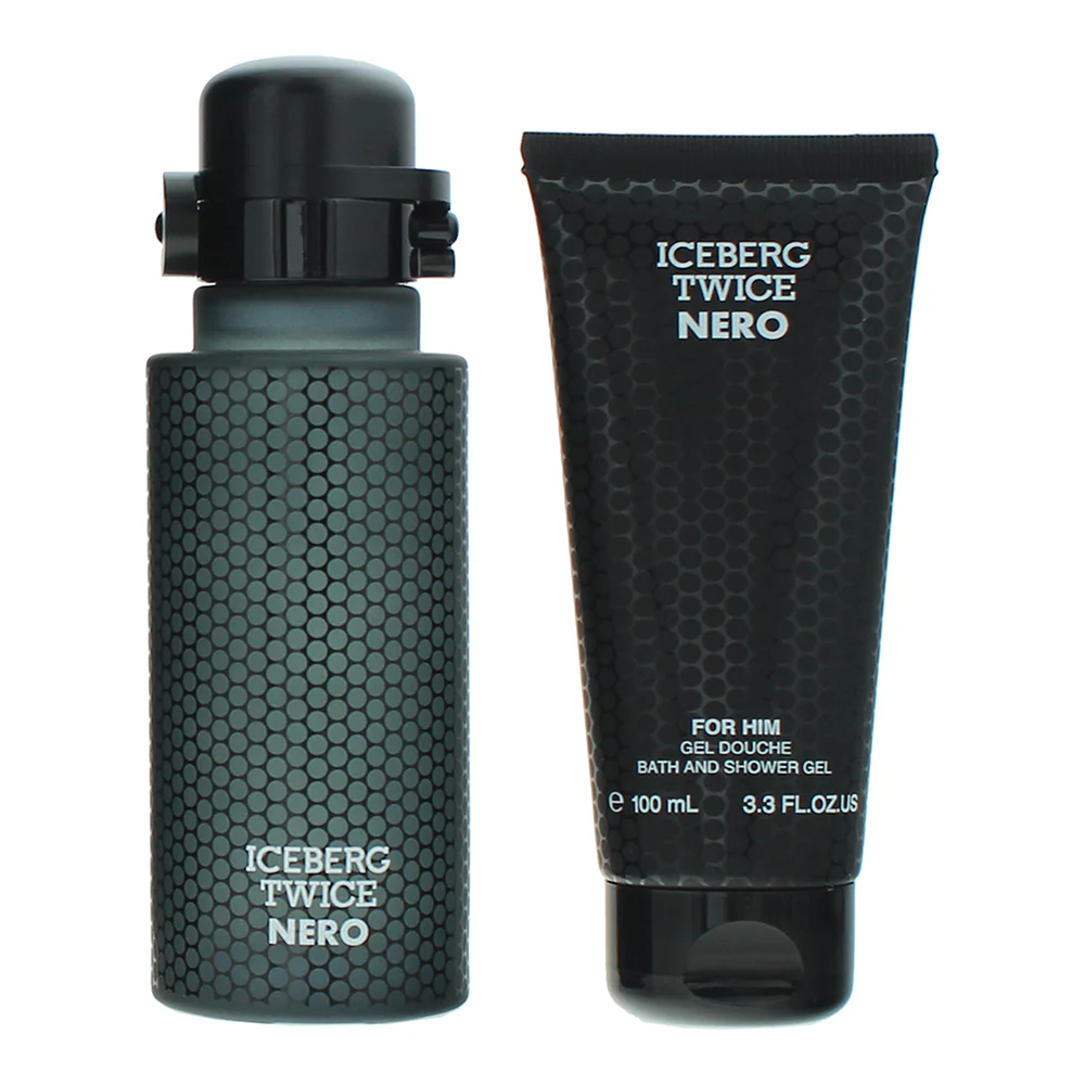 Iceberg Twice Nero 2 Piece Gift Set: Eau de Toilette 125ml - Bath And Shower Gel 100ml - Image 2