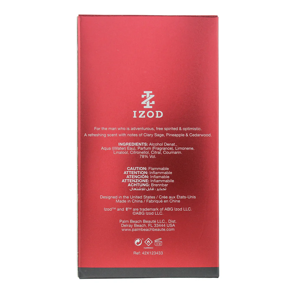 Izod Legacy Red Eau de Toilette 100ml - Image 5