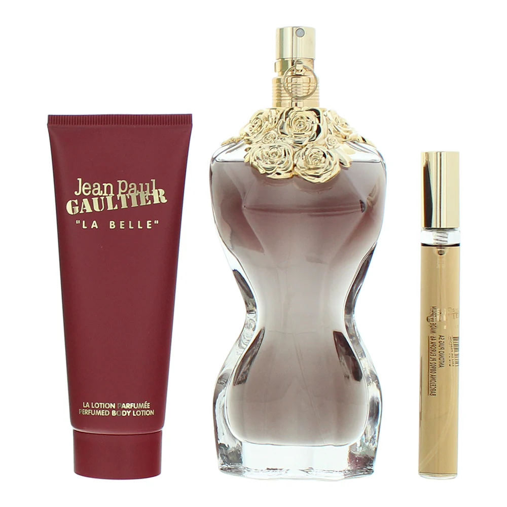 Jean Paul Gaultier La Belle 3 Piece Gift Set: Eau de Parfum 100ml - Eau de Parfu - Image 2