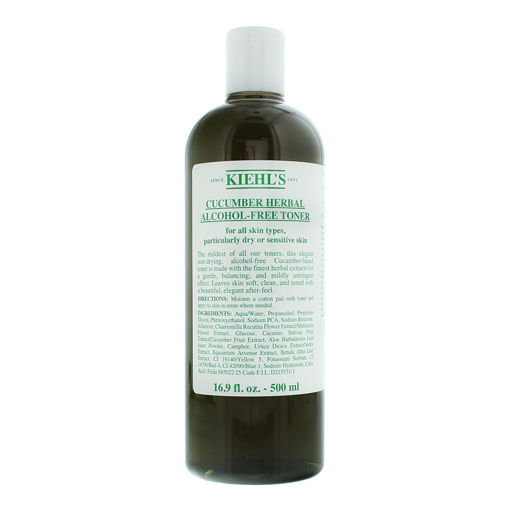 Kiehl's Cucumber Herbal Alcohol Free Toner 500ml - Image 227