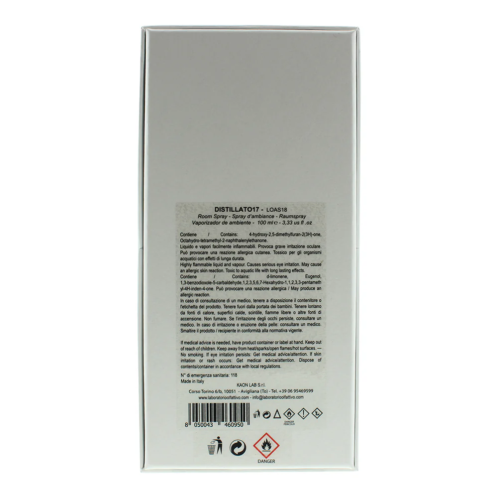 Laboratorio Olfattivo Distillato 17 Room Spray 100ml - Image 4