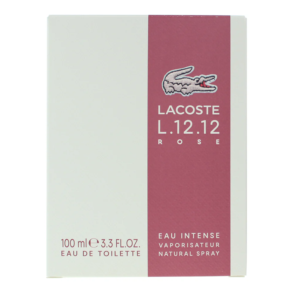 Lacoste L.12.12. Rose Eau Intense Eau de Toilette 100ml - Image 3
